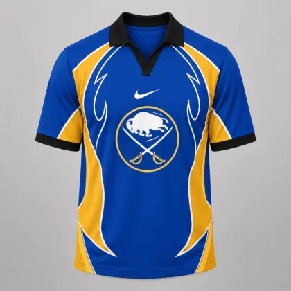 Buffalo Sabres | Premium NHL Dynamic Curve Performance Polo Shirt NDN