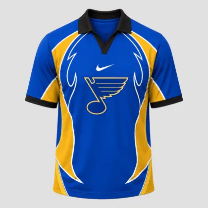 St. Louis Blues | Premium NHL Dynamic Curve Performance Polo Shirt NDN