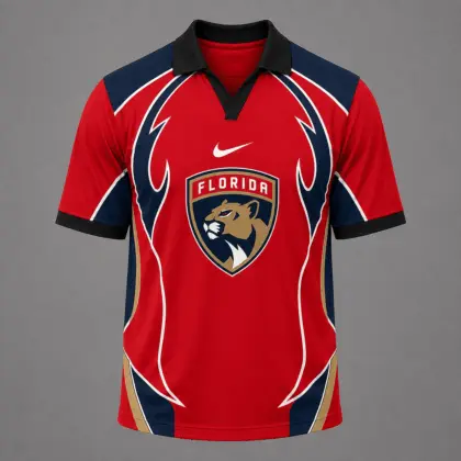 Florida Panthers | Premium NHL Dynamic Curve Performance Polo Shirt NDN
