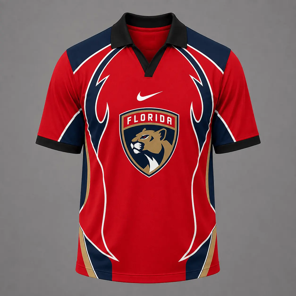 Florida Panthers | Premium NHL Dynamic Curve Performance Polo Shirt NDN