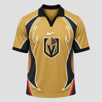Vegas Golden Knights | Premium NHL Dynamic Curve Performance Polo Shirt NDN