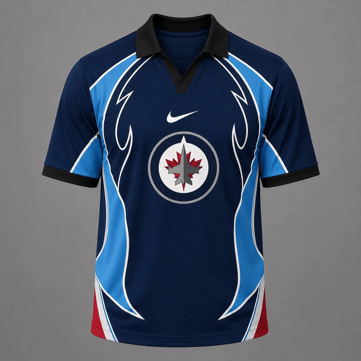 Winnipeg Jets | Premium NHL Dynamic Curve Performance Polo Shirt NDN