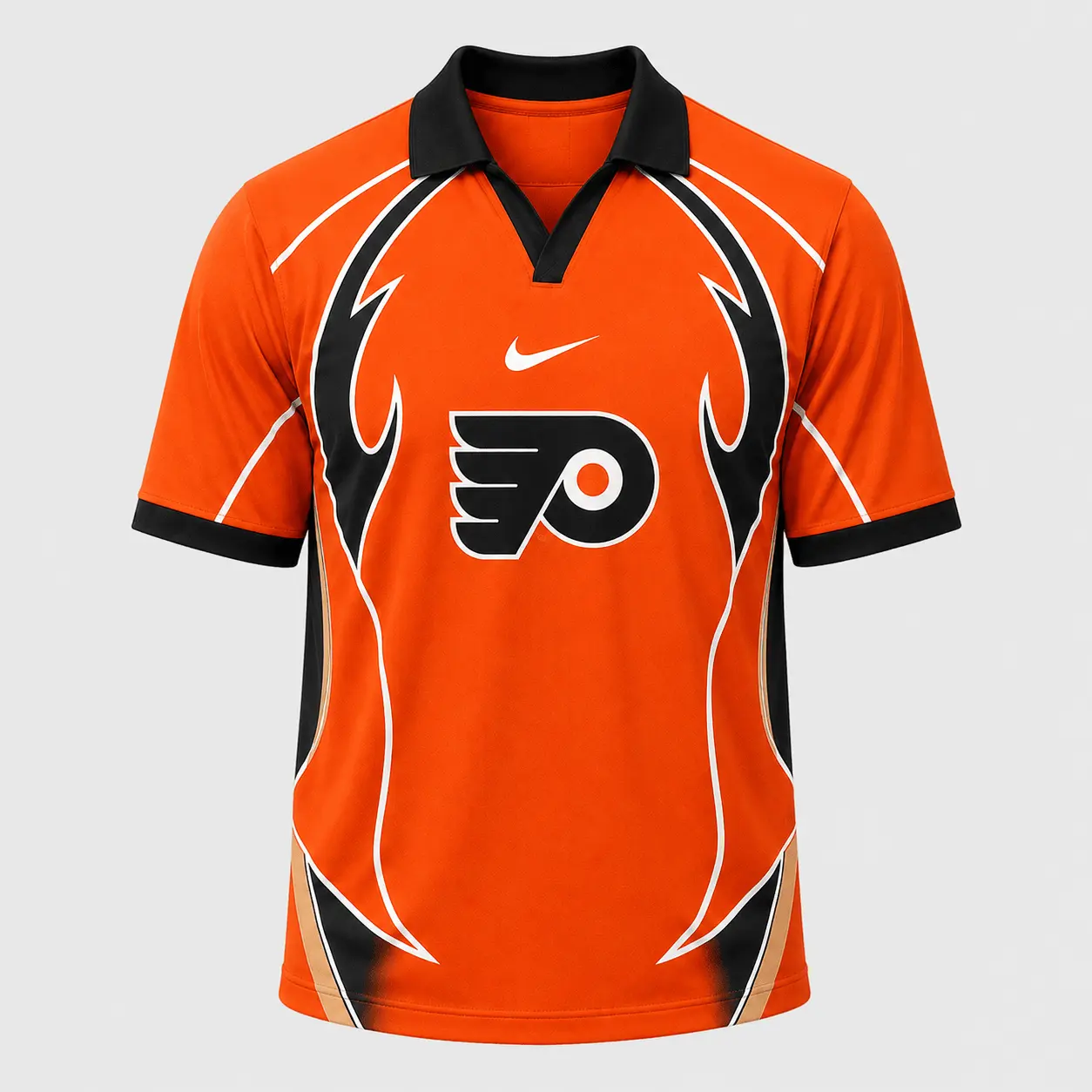 Philadelphia Flyers | Premium NHL Dynamic Curve Performance Polo Shirt NDN