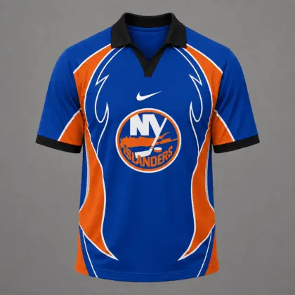 New York Islanders | Premium NHL Dynamic Curve Performance Polo Shirt NDN