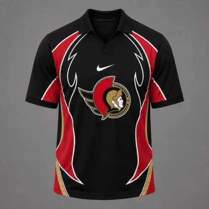 Ottawa Senators | Premium NHL Dynamic Curve Performance Polo Shirt NDN