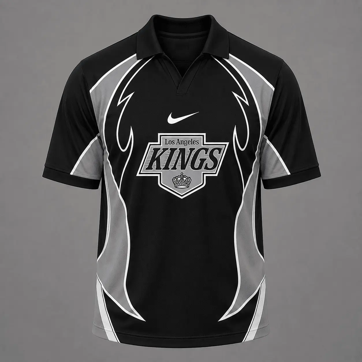 Los Angeles Kings | Premium NHL Dynamic Curve Performance Polo Shirt NDN