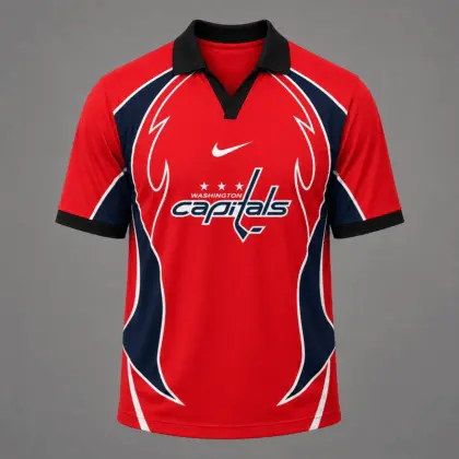 Washington Capitals | Premium NHL Dynamic Curve Performance Polo Shirt NDN