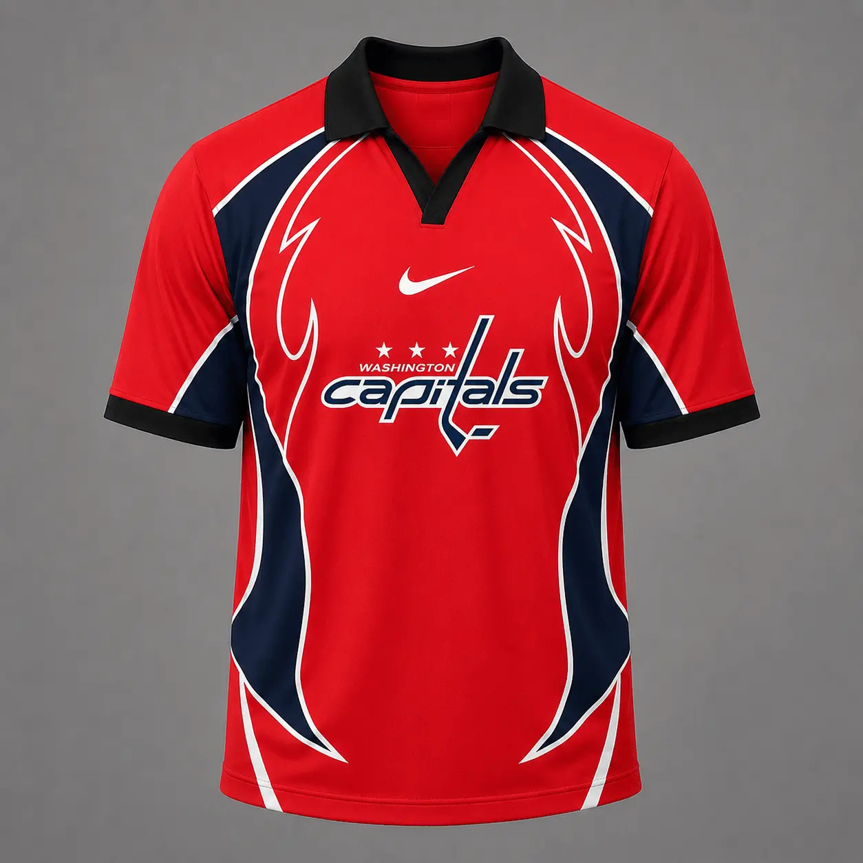 Washington Capitals | Premium NHL Dynamic Curve Performance Polo Shirt NDN