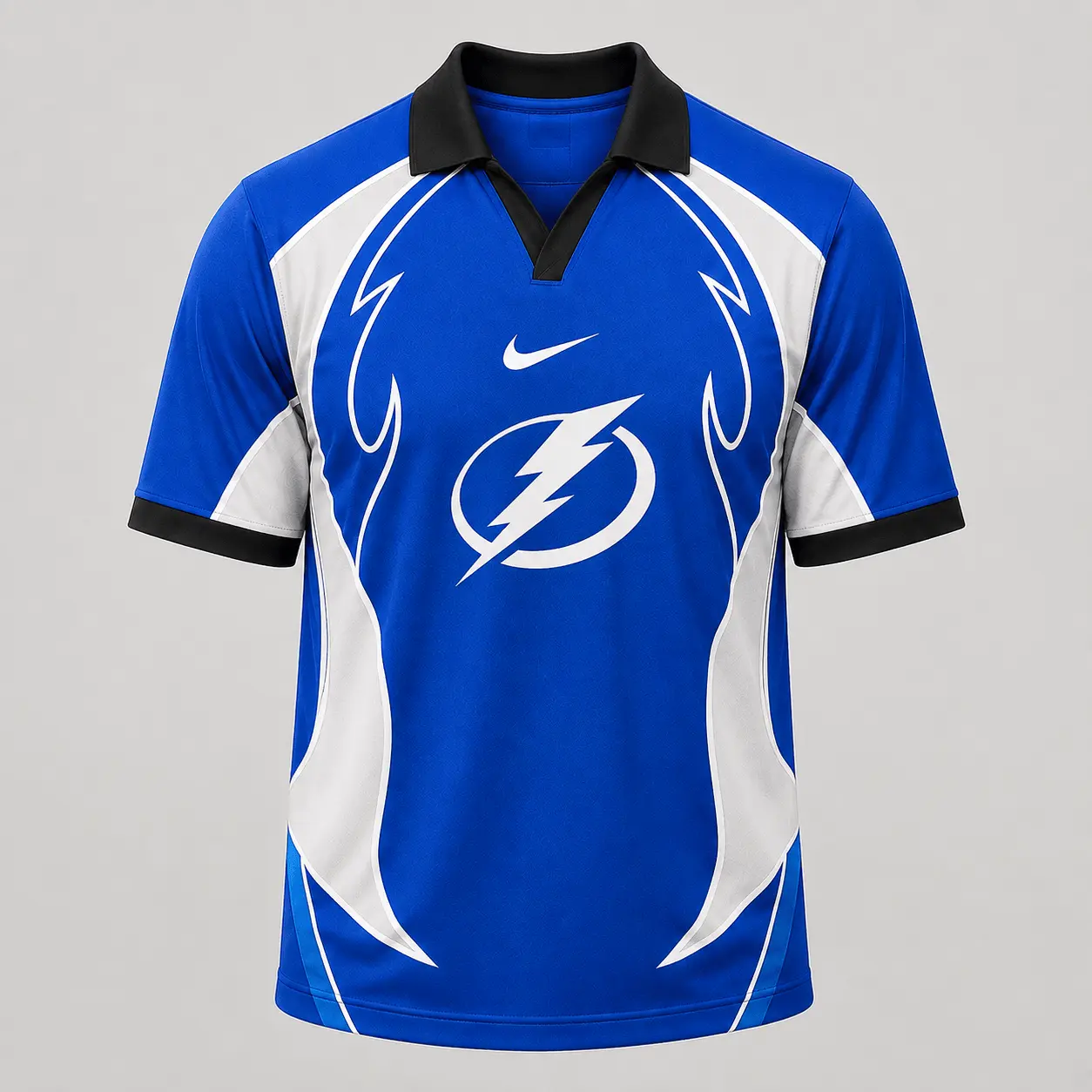 Tampa Bay Lightning | Premium NHL Dynamic Curve Performance Polo Shirt NDN