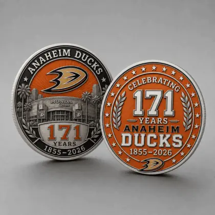 Anaheim Ducks | Premium NHL Anniversary Commemorative Challenge Coin NDN