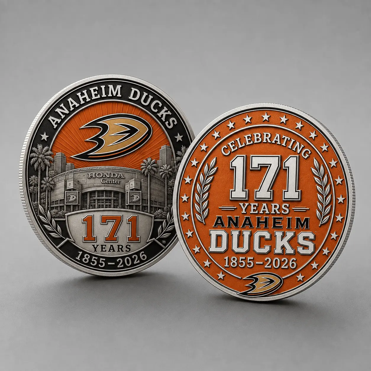 Anaheim Ducks | Premium NHL Anniversary Commemorative Challenge Coin NDN