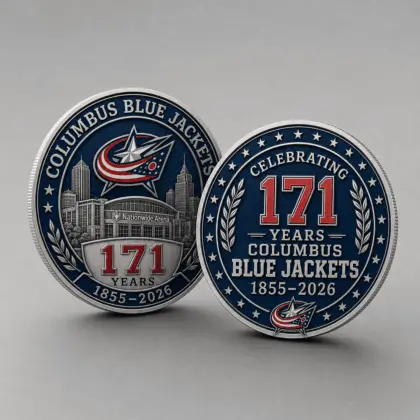 Columbus Blue Jackets | Premium NHL Anniversary Commemorative Challenge Coin NDN