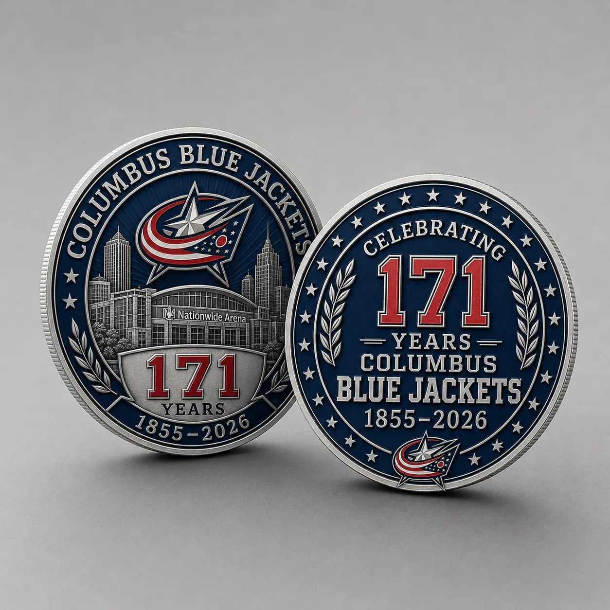 Columbus Blue Jackets | Premium NHL Anniversary Commemorative Challenge Coin NDN