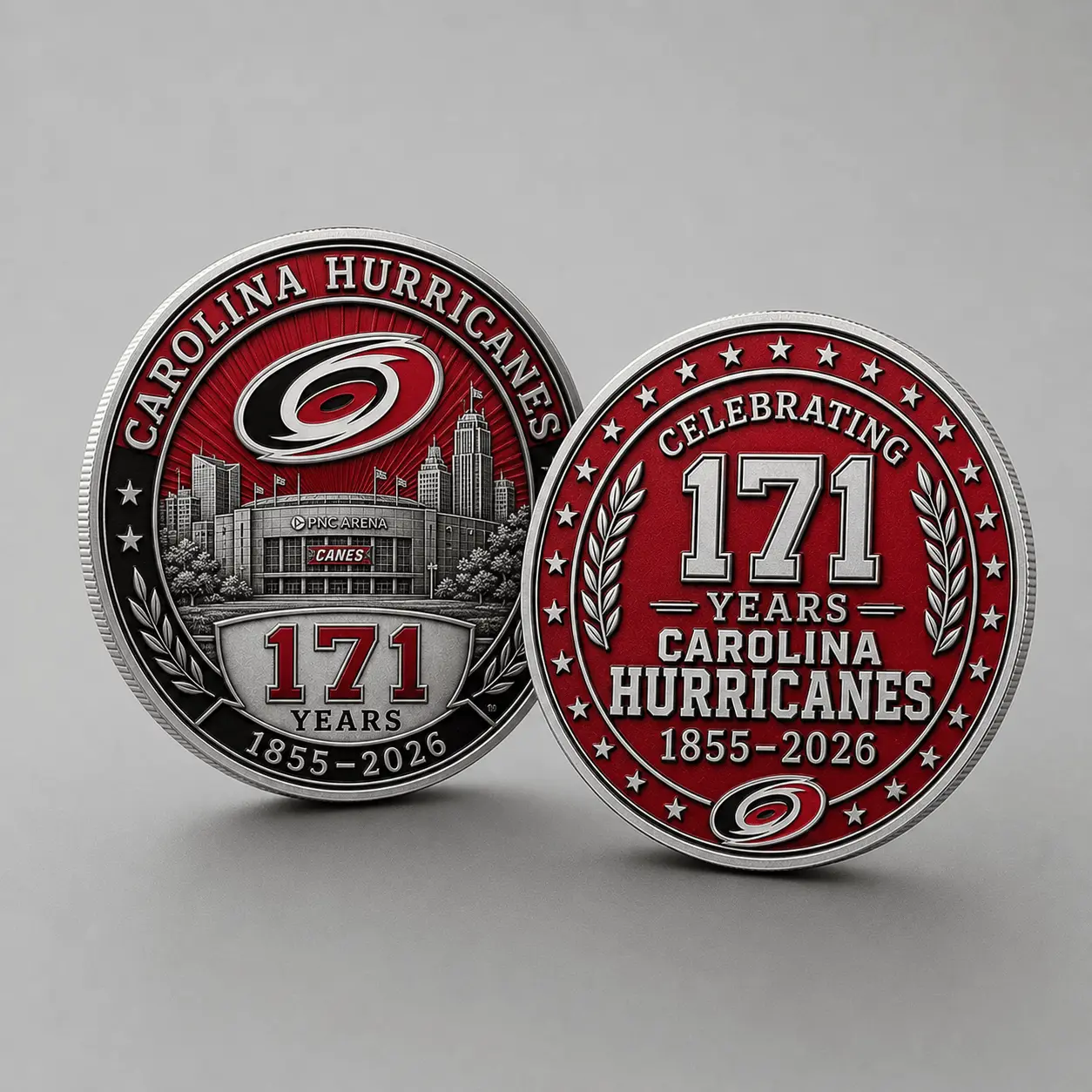 Carolina Hurricanes | Premium NHL Anniversary Commemorative Challenge Coin NDN