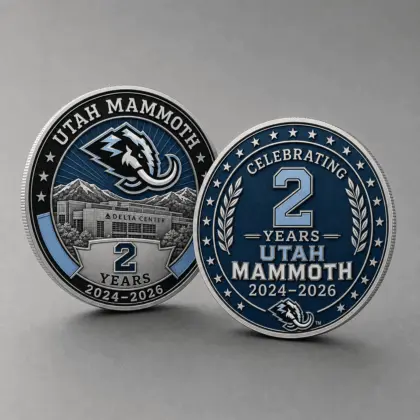 Utah Mammoth | Premium NHL Anniversary Commemorative Challenge Coin NDN