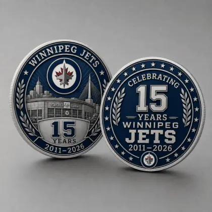 Winnipeg Jets | Premium NHL Anniversary Commemorative Challenge Coin NDN