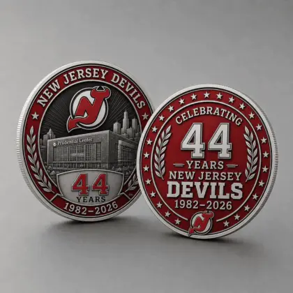 New Jersey Devils | Premium NHL Anniversary Commemorative Challenge Coin NDN