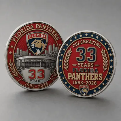 Florida Panthers | Premium NHL Anniversary Commemorative Challenge Coin NDN