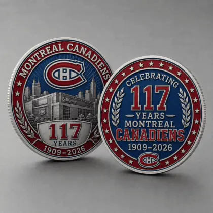 Montreal Canadiens | Premium NHL Anniversary Commemorative Challenge Coin NDN