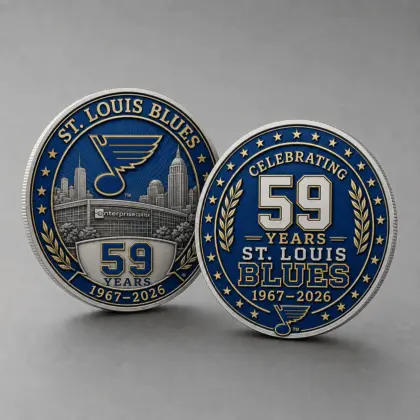 St. Louis Blues | Premium NHL Anniversary Commemorative Challenge Coin NDN