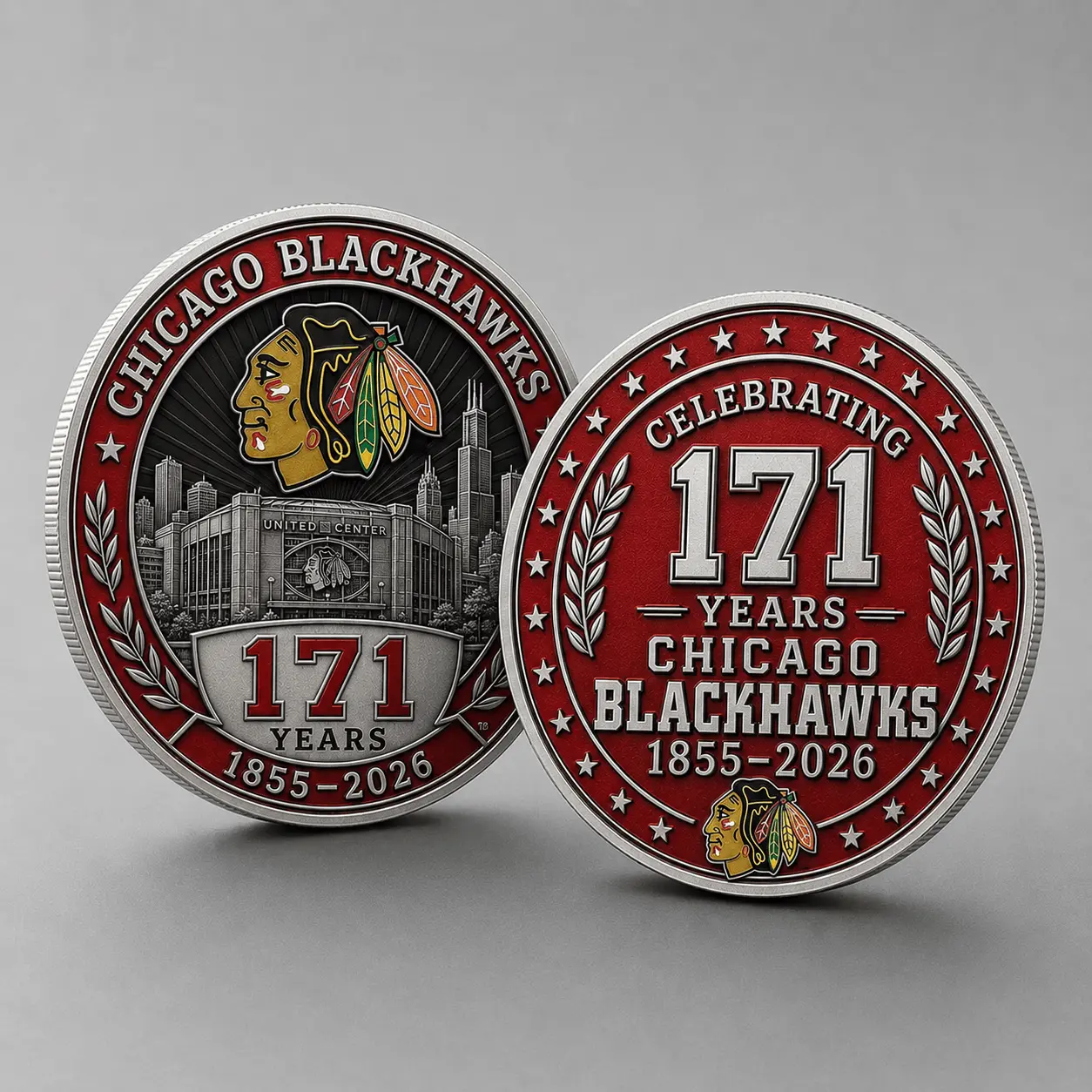 Chicago Blackhawks | Premium NHL Anniversary Commemorative Challenge Coin NDN
