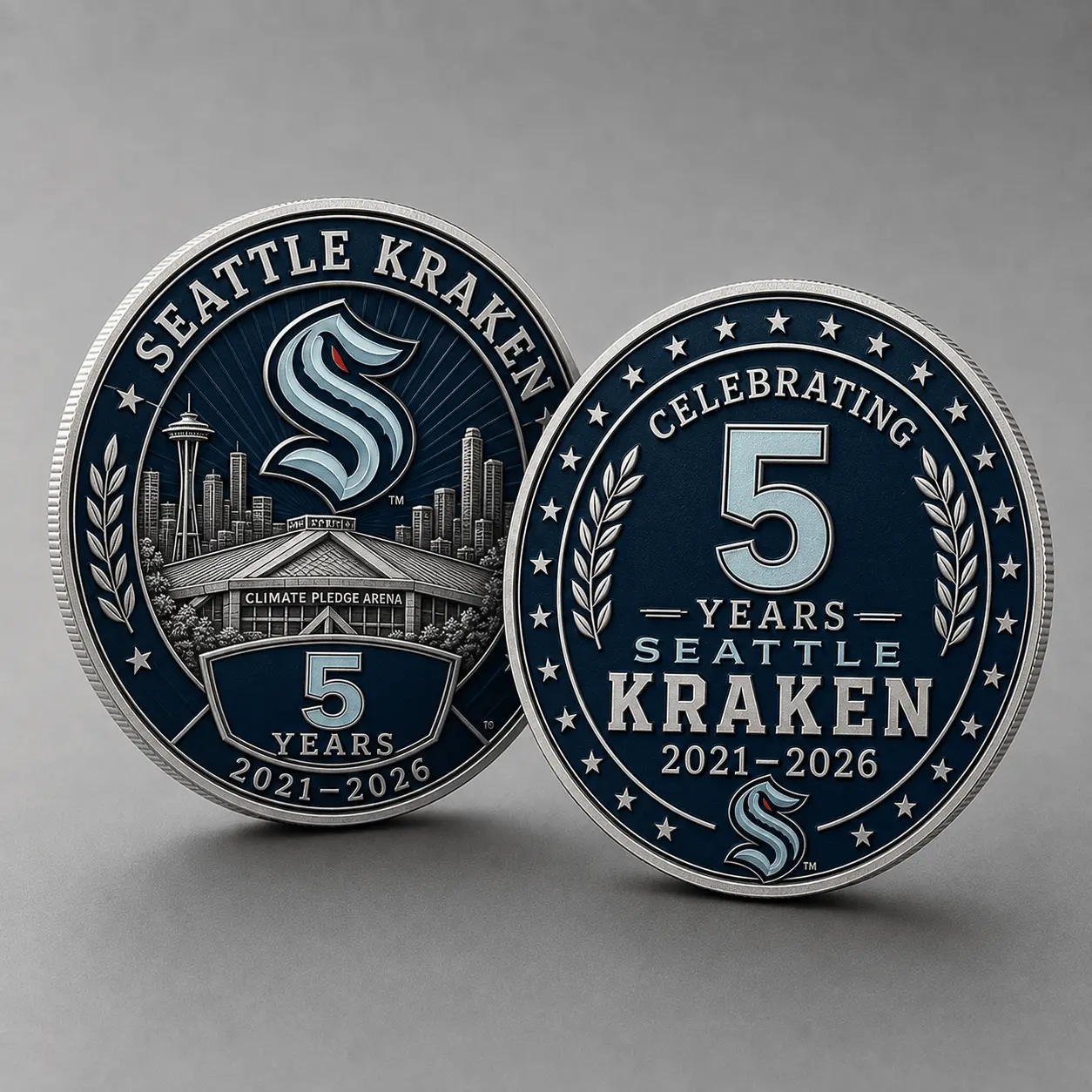 Seattle Kraken | Premium NHL Anniversary Commemorative Challenge Coin NDN