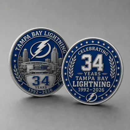 Tampa Bay Lightning | Premium NHL Anniversary Commemorative Challenge Coin NDN