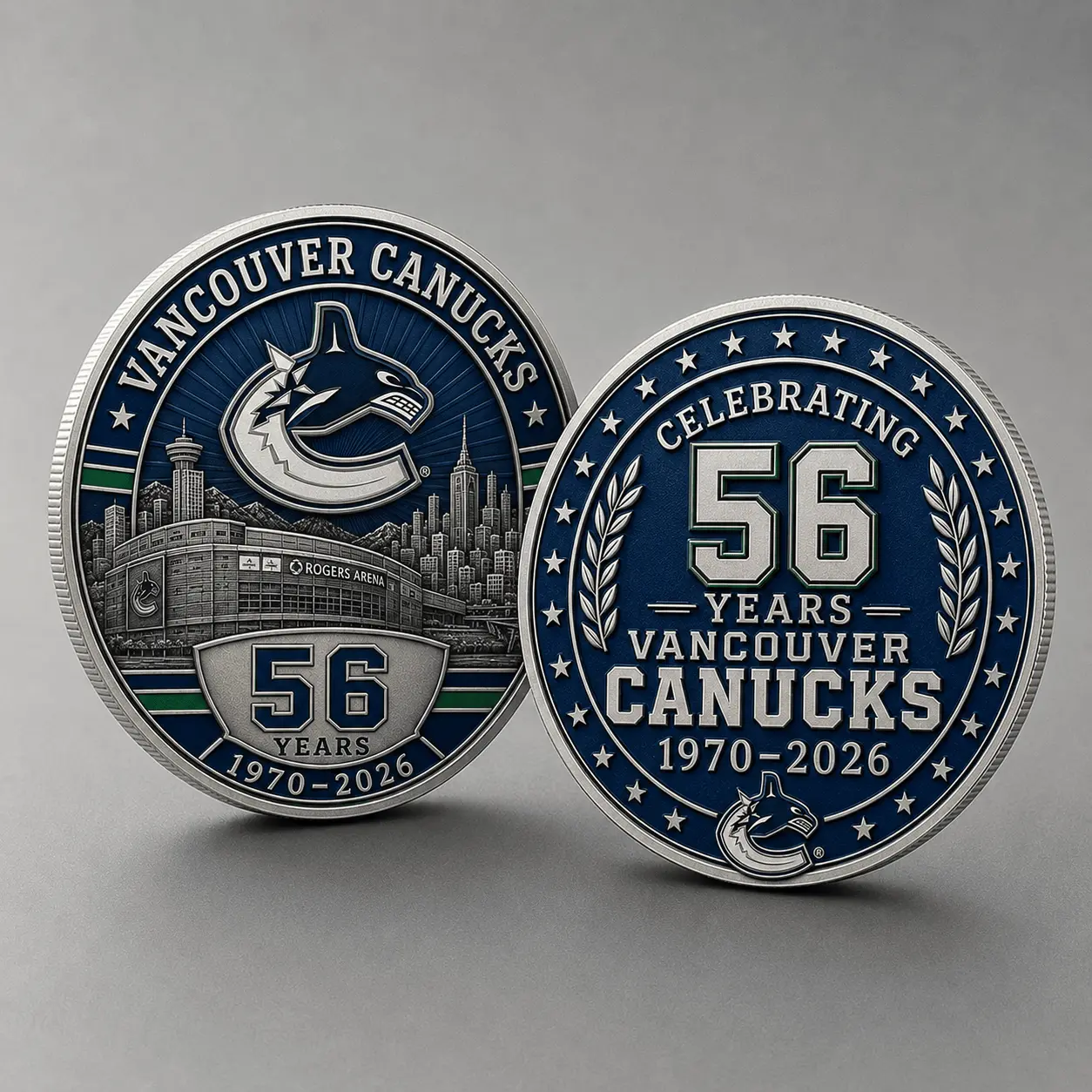 Vancouver Canucks | Premium NHL Anniversary Commemorative Challenge Coin NDN