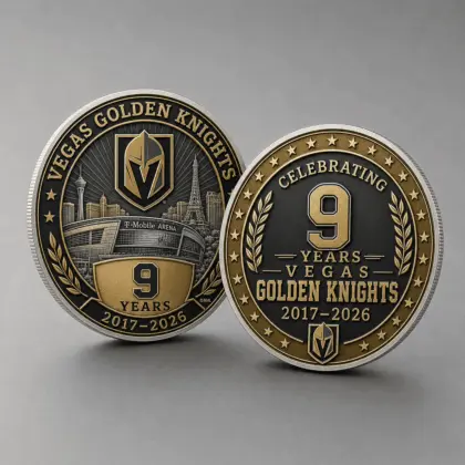 Vegas Golden Knights | Premium NHL Anniversary Commemorative Challenge Coin NDN