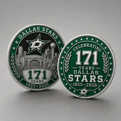 Dallas Stars | Premium NHL Anniversary Commemorative Challenge Coin NDN