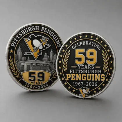 Pittsburgh Penguins | Premium NHL Anniversary Commemorative Challenge Coin NDN