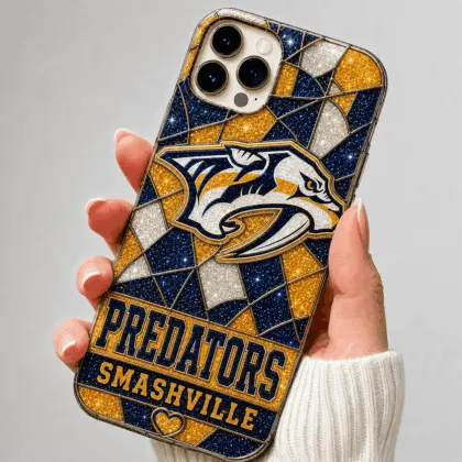 Nashville Predators | Premium NHL Glitter Mosaic Mascot Phone Case NDN