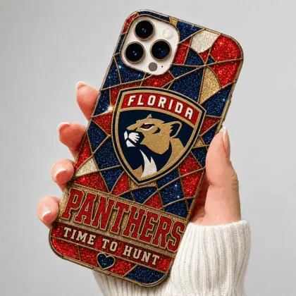 Florida Panthers | Premium NHL Glitter Mosaic Mascot Phone Case NDN