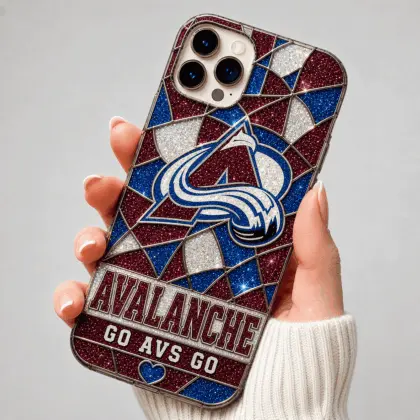 Colorado Avalanche | Premium NHL Glitter Mosaic Mascot Phone Case NDN