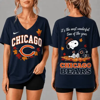 Chicago Bears | Premium NFL Fall Football Season Comfort V-neck NY
