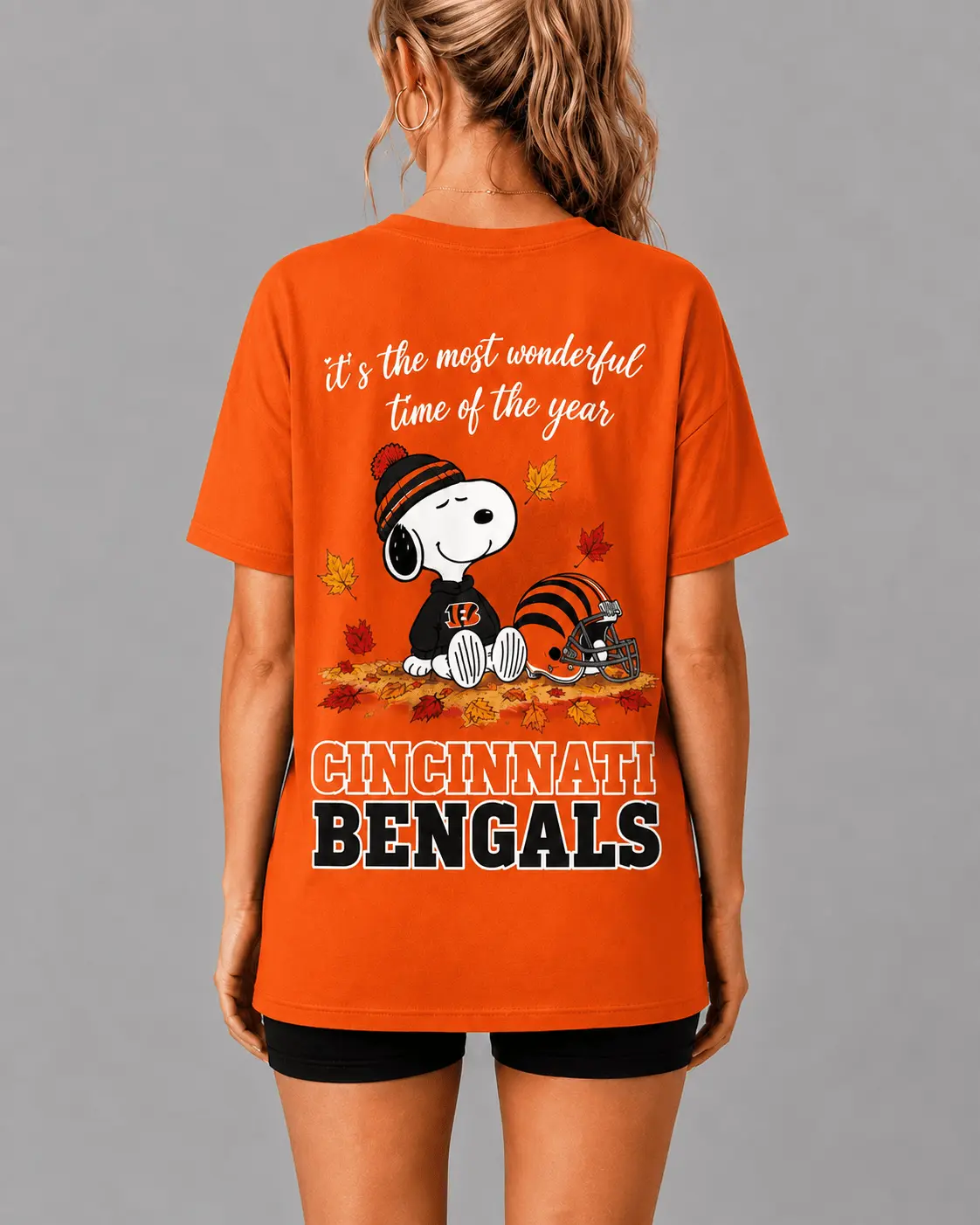 Cincinnati Bengals | Premium NFL Fall Football Season Comfort V-neck NY - Image 3