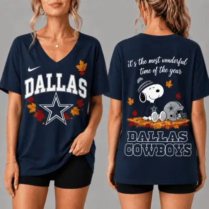 Dallas Cowboys | Premium NFL Fall Football Season Comfort V-neck NY