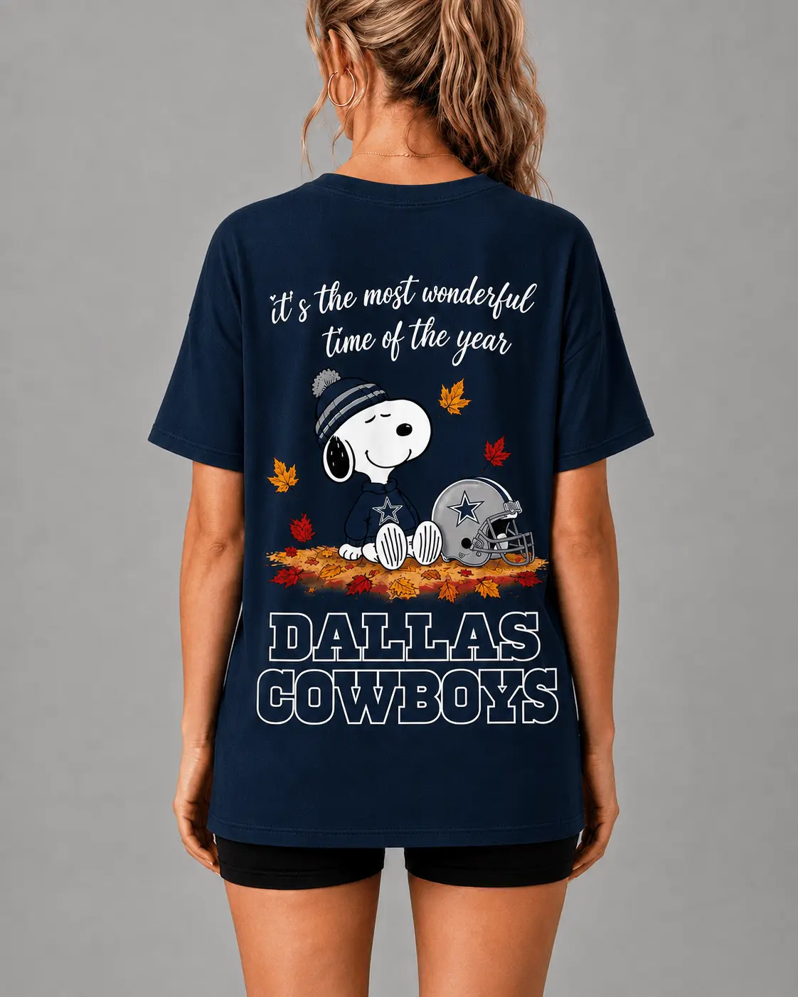 Dallas Cowboys | Premium NFL Fall Football Season Comfort V-neck NY - Image 3