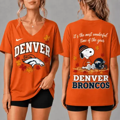 Denver Broncos | Premium NFL Fall Football Season Comfort V-neck NY
