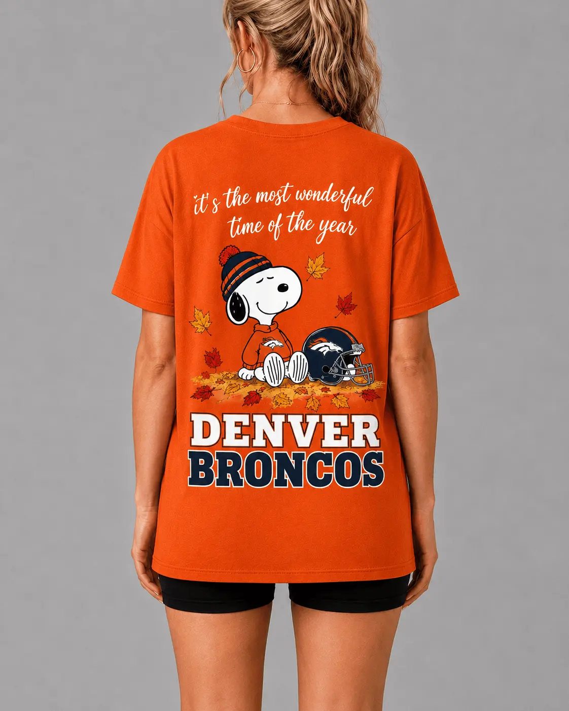 Denver Broncos | Premium NFL Fall Football Season Comfort V-neck NY - Image 3