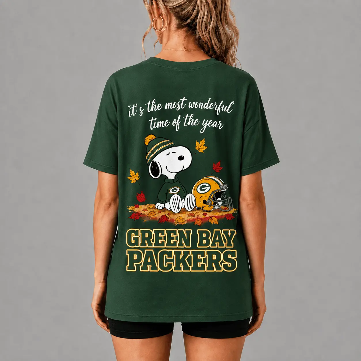 Green Bay Packers | Premium NFL Fall Football Season Comfort V-neck NY - Image 3