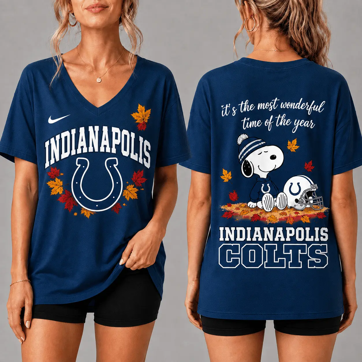Indianapolis Colts | Premium NFL Fall Football Season Comfort V-neck NY