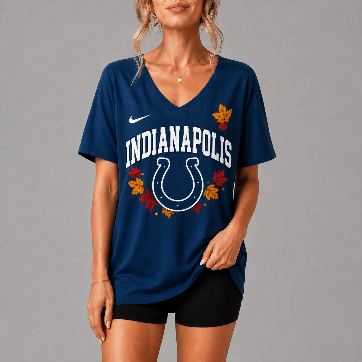 Indianapolis Colts | Premium NFL Fall Football Season Comfort V-neck NY - Image 2