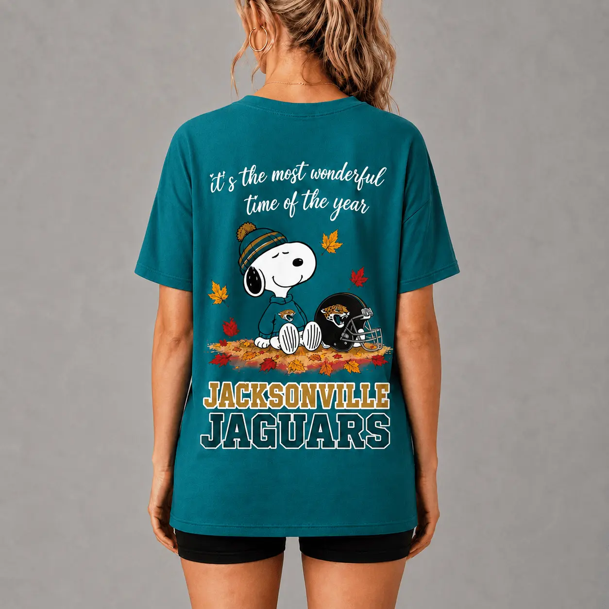 Jacksonville Jaguars | Premium NFL Fall Football Season Comfort V-neck NY - Image 3