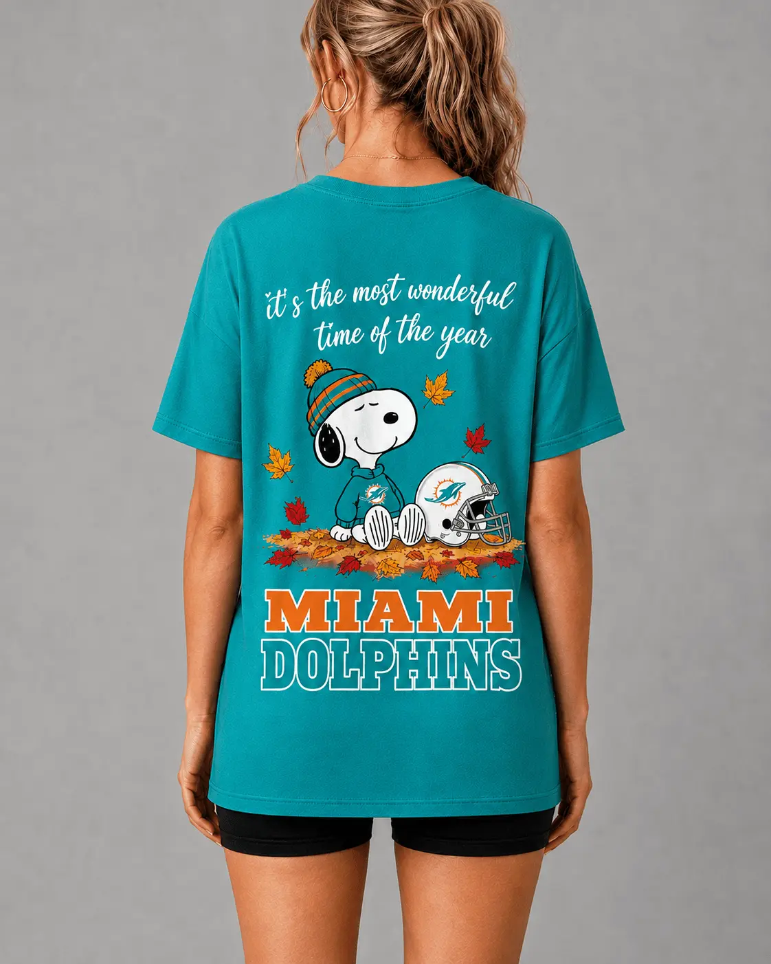Miami Dolphins | Premium NFL Fall Football Season Comfort V-neck NY - Image 3