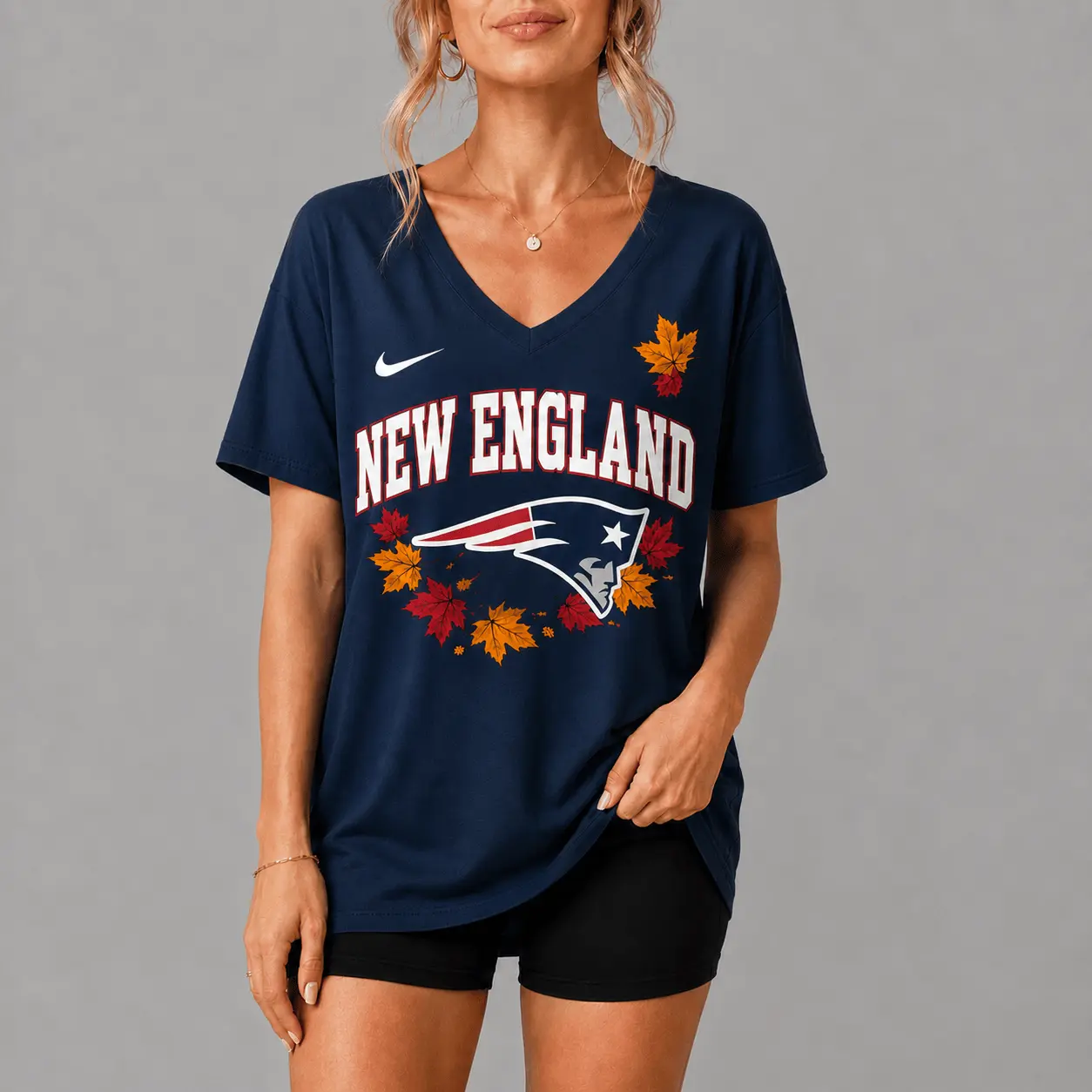 New England Patriots | Premium NFL Fall Football Season Comfort V-neck NY - Image 2