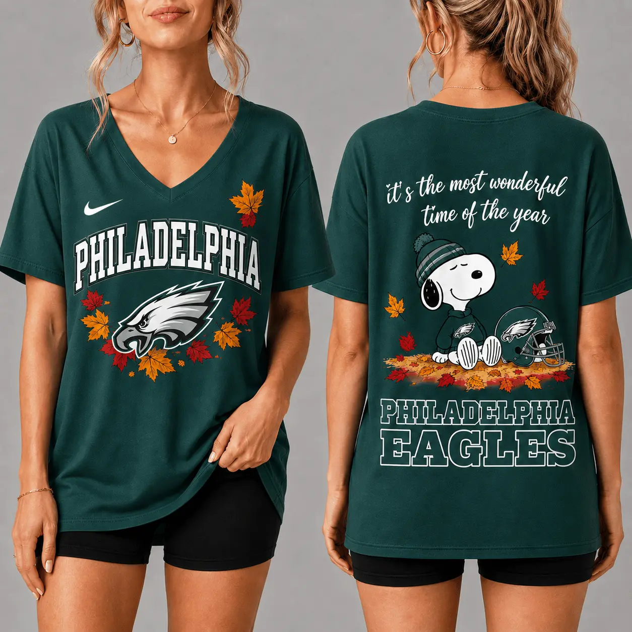 Philadelphia Eagles | Premium NFL Fall Football Season Comfort V-neck NY