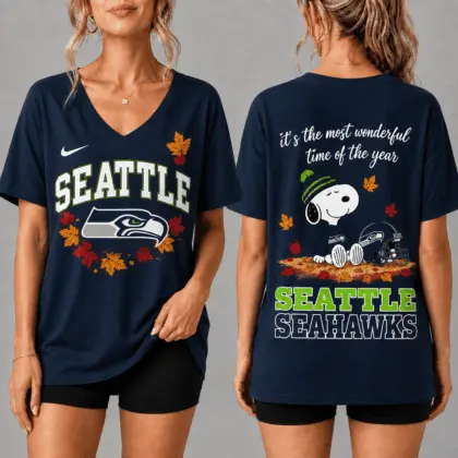 Seattle Seahawks | Premium NFL Fall Football Season Comfort V-neck NY