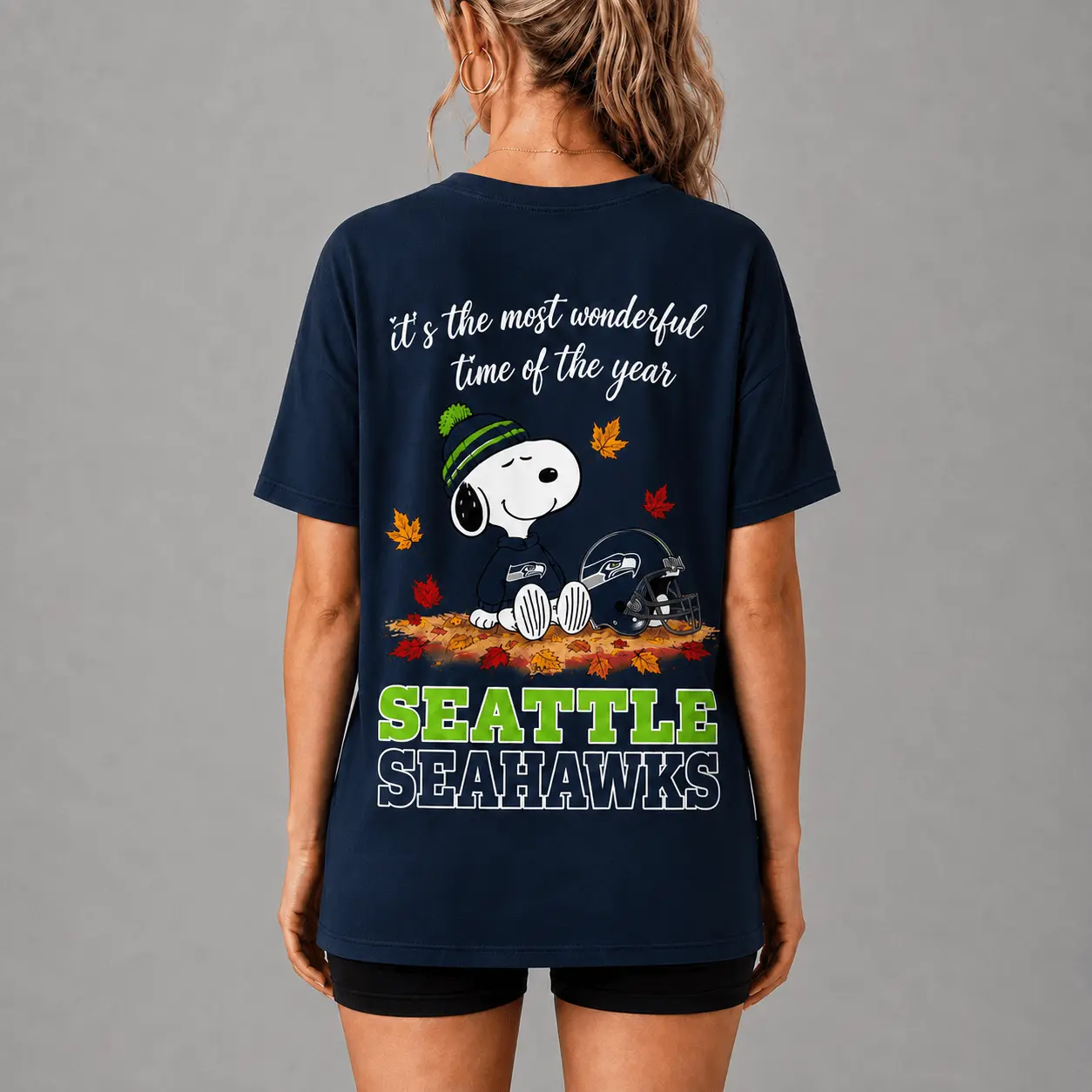 Seattle Seahawks | Premium NFL Fall Football Season Comfort V-neck NY - Image 3