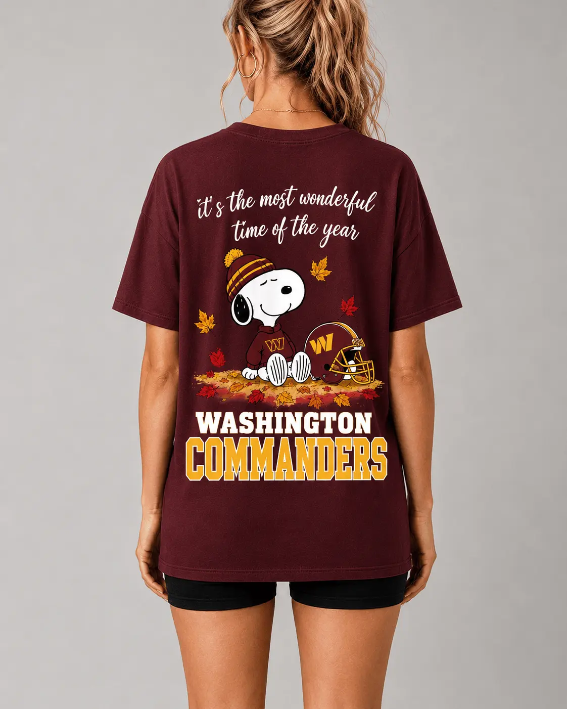 Washington Commanders | Premium NFL Fall Football Season Comfort V-neck NY - Image 3